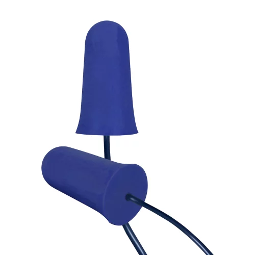 Bouchons d'oreilles en mousse de polyuréthane souple jetables Mega Flare™ Plus avec cordon - SNR 33