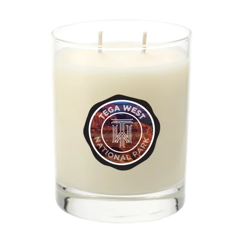 Bougie en pot en verre de 11 oz à la lavande et à la sauge.