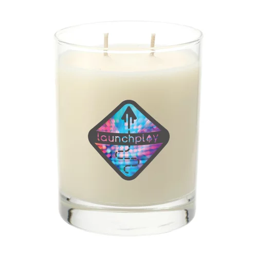 Bougie en pot en verre de 11 oz au thé blanc et à la figue