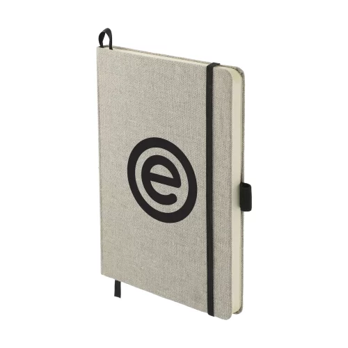 Journal relié en coton recyclé de 5,5" x 8,5"