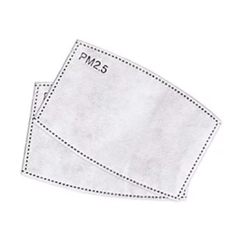 10 filtres de masque réutilisables en pack