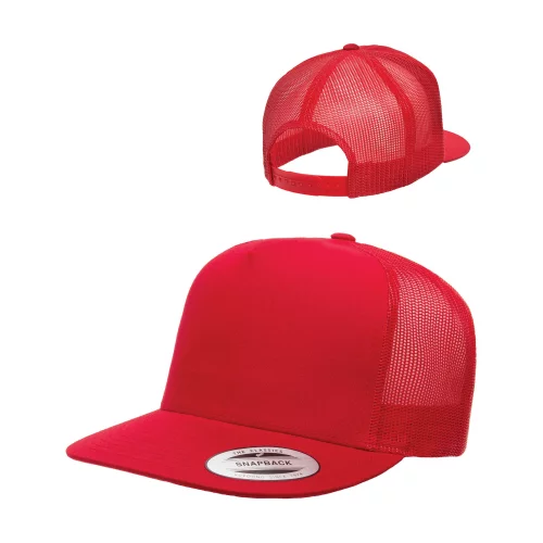 Yupoong By Flexfit® Five Panel Classic Mesh Trucker Cap