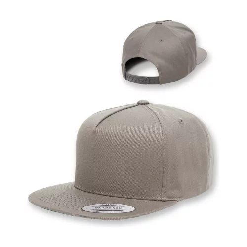 Yupoong By Flexfit® 5 Panel Flat Bill Cap