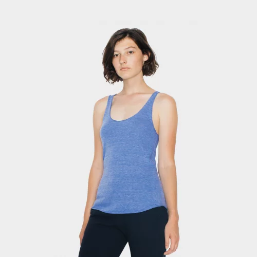 Débardeur à dos nageur en mélange triblend pour femmes de American Apparel®