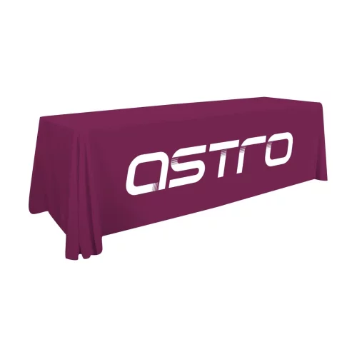 8' LazerLine 4-Sided Throw Full-Color Front Only