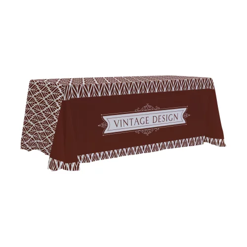 6' Eco-Wise 3-Sided Throw Full-Color Full-Bleed