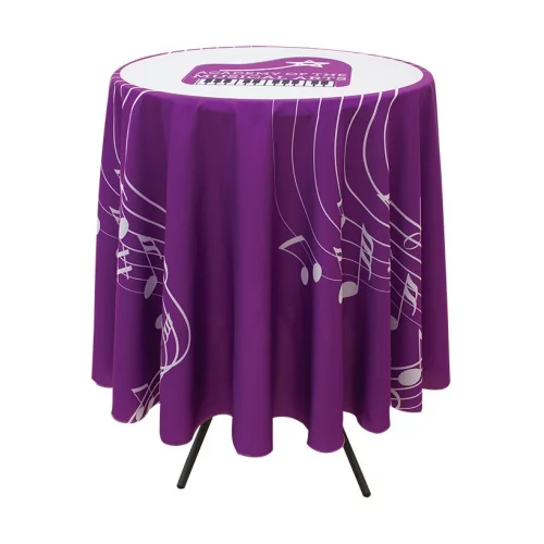 Bar-Height Round Throw with 33.25" Overhang