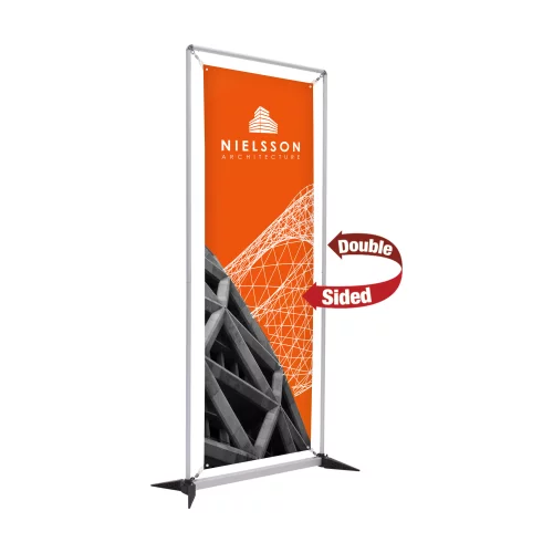 Affichage FrameWorx 3' (recto-verso, vinyle lisse 13 oz.)
