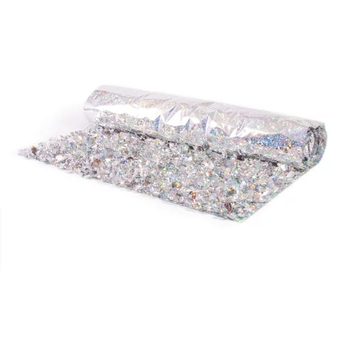 Feuille holographique florale Victory Corps (5 yards)