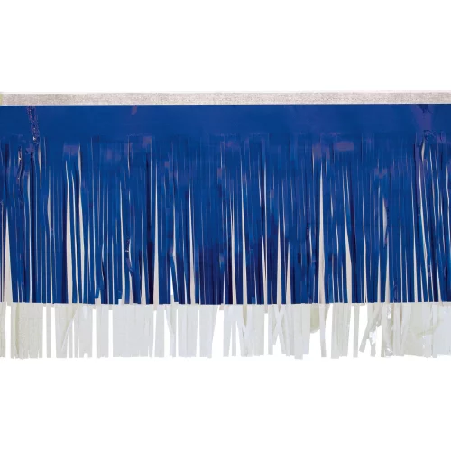 Frange standard bleu foncé et blanc de la Victory Corps (15")