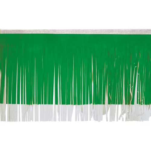 Drapeau standard de la Victory Corps en vert herbe et franges blanches (15")