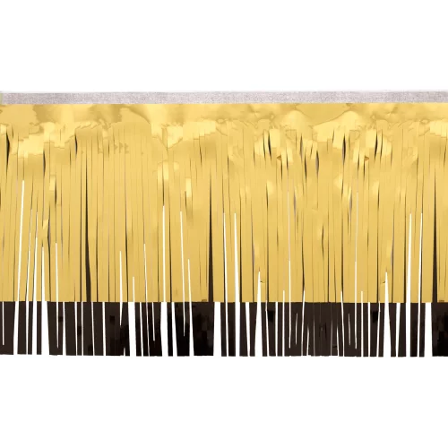 Victory Corps Frange métallique dorée et noire standard (15")