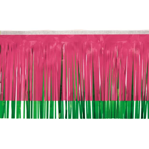 Frange standard de la Victory Corps en cerise et vert gazon (15")