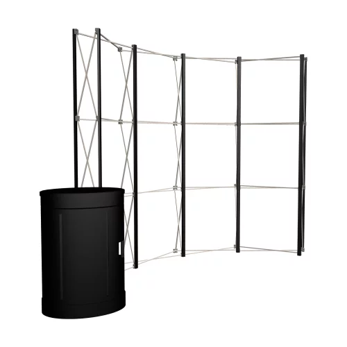 Support de sol courbé Show 'N Rise de 10'