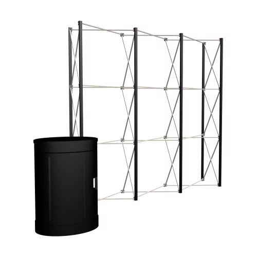 Matériel d'affichage au sol Show 'N Rise droit de 10'