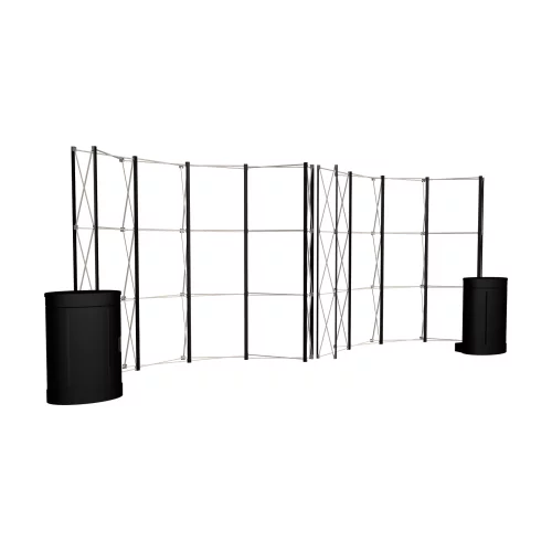 Matériel d'affichage au sol Show 'N Rise Gullwing de 20'