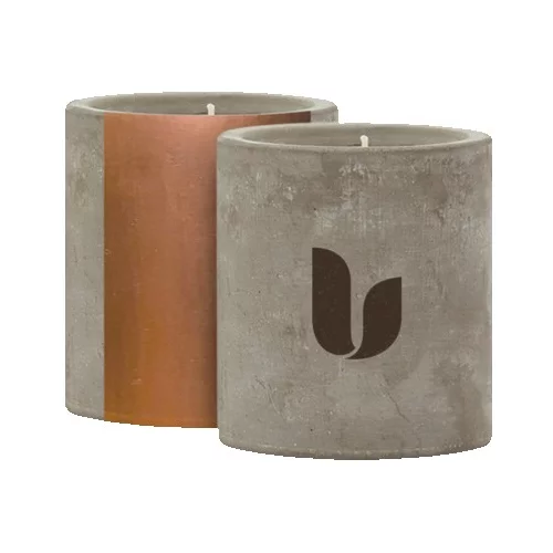 Bougie en béton de 3 onces.