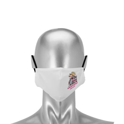 Masque facial ROGUE plié à 2 plis, sublimé par teinture