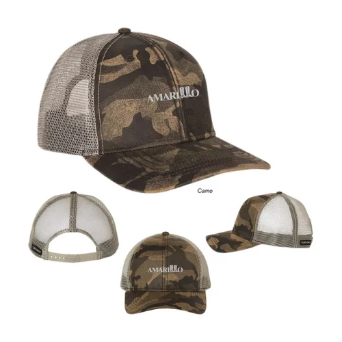 DRI DUCK 3466 Covert Camo Trucker Cap