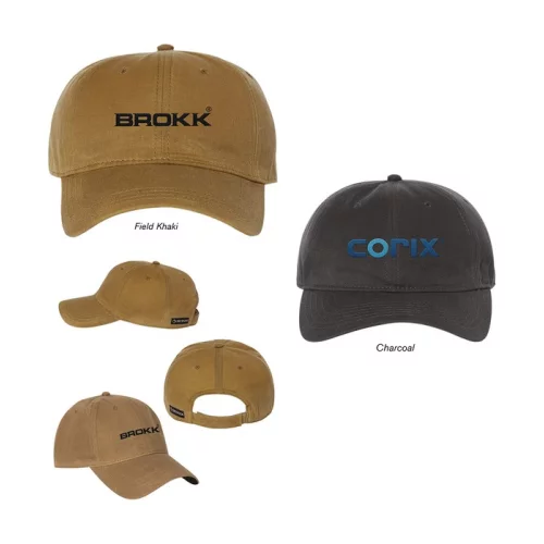 DRI DUCK 3230 Moorland Waxed Charcoal Canvas Cap