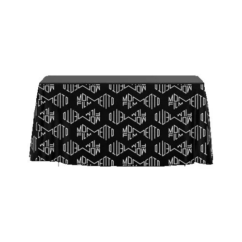 4' Open-Back Full Color Drape Table Throw