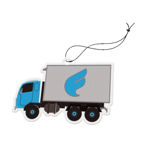 Désodorisant d'air en forme personnalisée importé de 3" x 3"