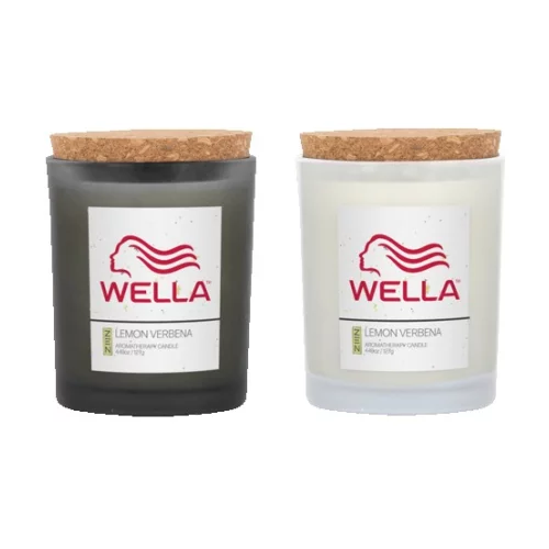 Bougie ZEN Niva avec couvercle en liège givré