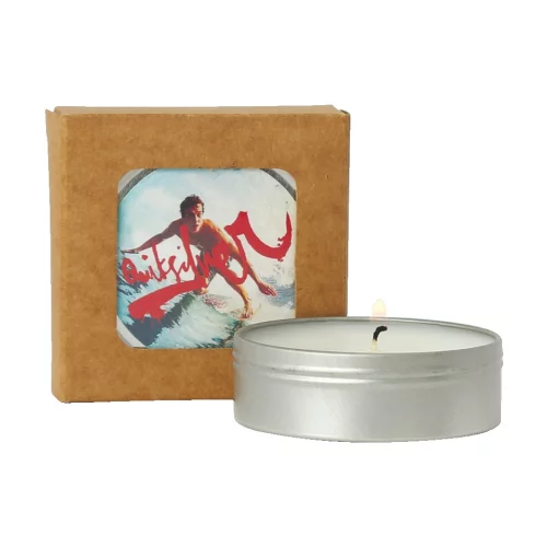 Bougie parfumée de 2 oz dans une boîte fenêtre en kraft