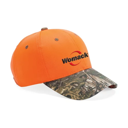 Outdoor Cap Blaze Crown Camo Visor Cap w/ Brown Eyelets