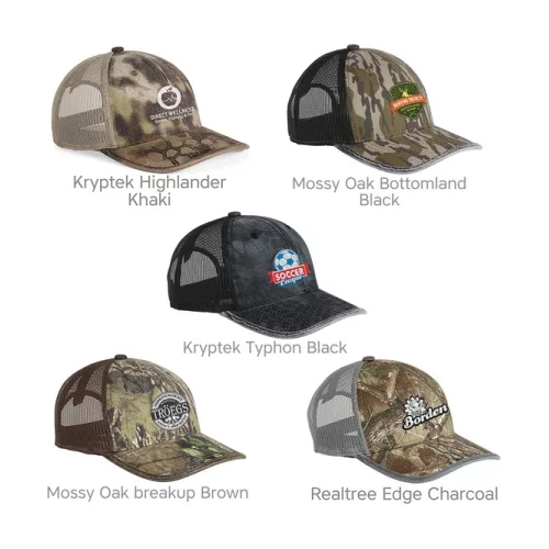 Outdoor Cap CBW100M Weathered Bound Visor Trucker Cap