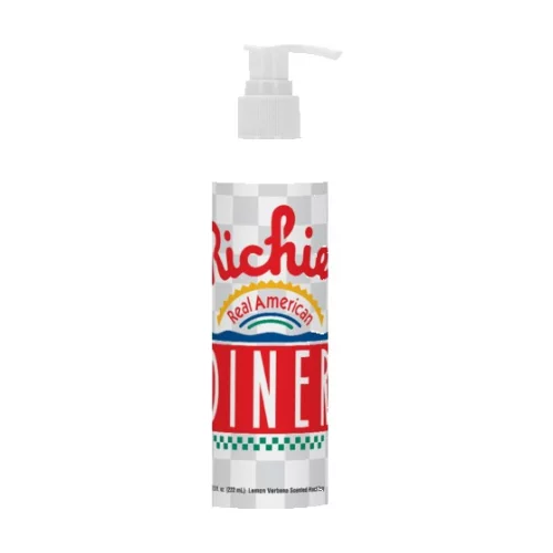 Savon liquide pour les mains à la verveine citronnée en flacon pompe de 8 oz.