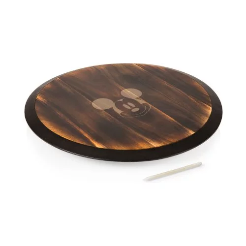 Mickey Mouse - Plateau tournant Lazy Susan - Bois d'acacia ignifugé
