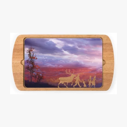 Frozen de Disney - Plateau de service en verre pour plateau d'affichage - Parawood