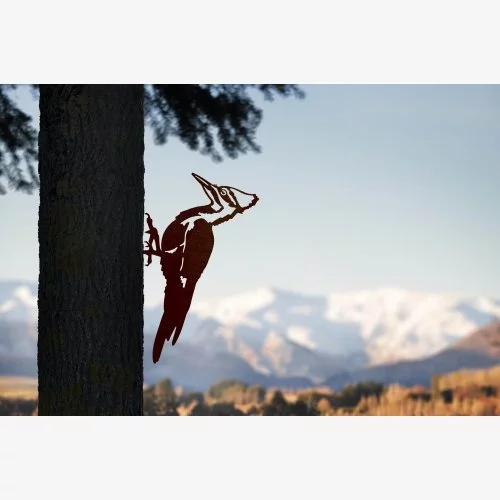 Pileated Woodpecker - Rust