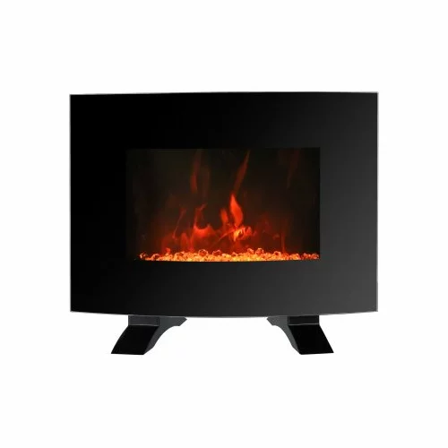 Cheminée électrique murale 22" - Noir