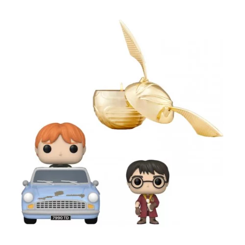 Harry Potter Bundle 5 - Golden Snitch Candle & Necklace Collection and Funko POP - Multi