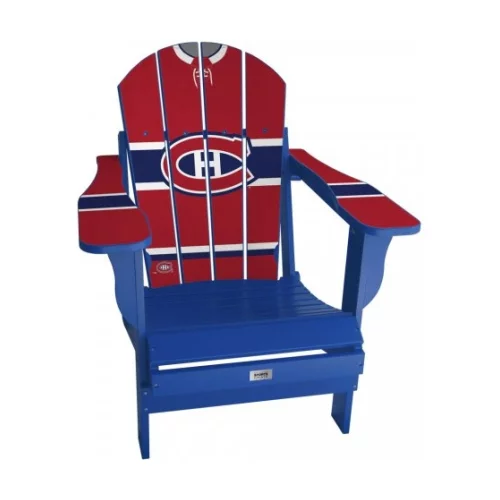 NHL Resin Folding Adirondack Jersey Chair - Montreal Canadians, Red