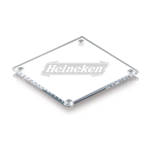 Sous-verre carré - Starfire 4"x4" (Individuel)