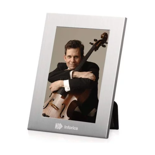 Eburnean Frame - Brushed Aluminum 5"x7"