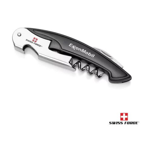 Outil à vin impressionnant Swiss Force® - Noir