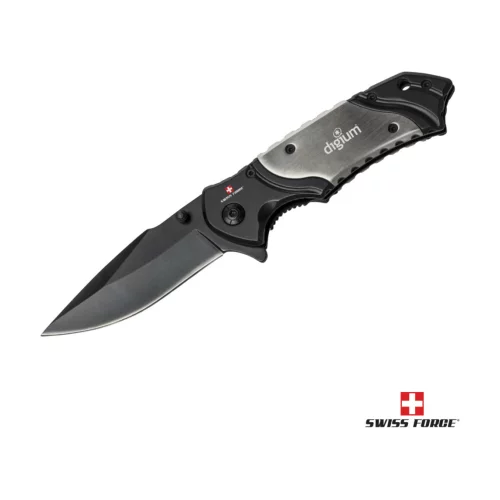 Swiss Force® Saracen Pocket Knife - Silver