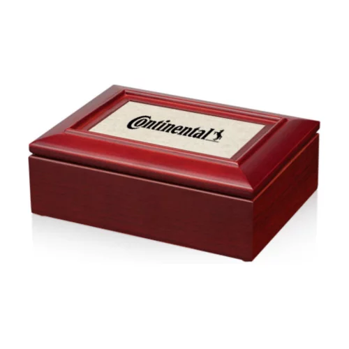 Box w/Stonecast™ - Mahogany Finish 7¾ W