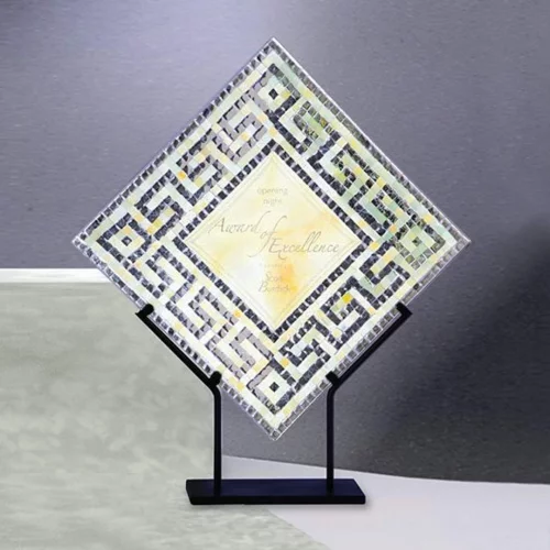 Prix Chypre - Mosaïque/Argent 13"x13"