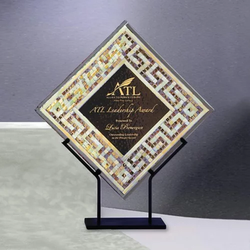 Prix Chypre - Mosaïque/Or 13"x13"