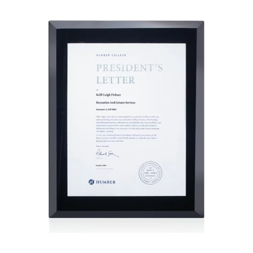 Porte-certificat Avonlea - 8½"x11"