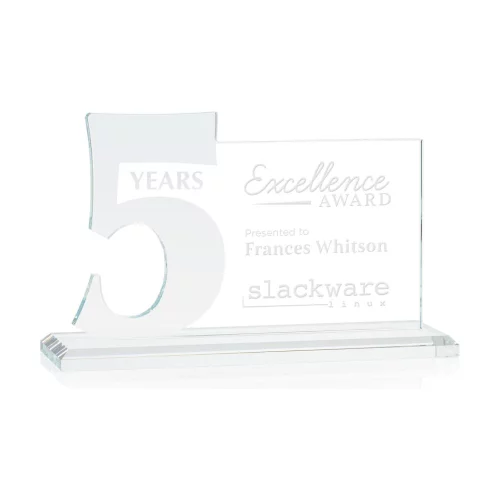 Hazelton 5 Year Award - Starfire 8" Wide