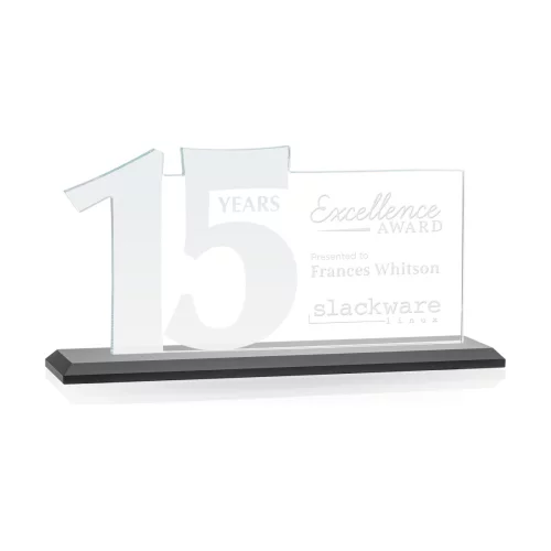 Hazelton 15 Year Award - Starfire/Black 10" Wide