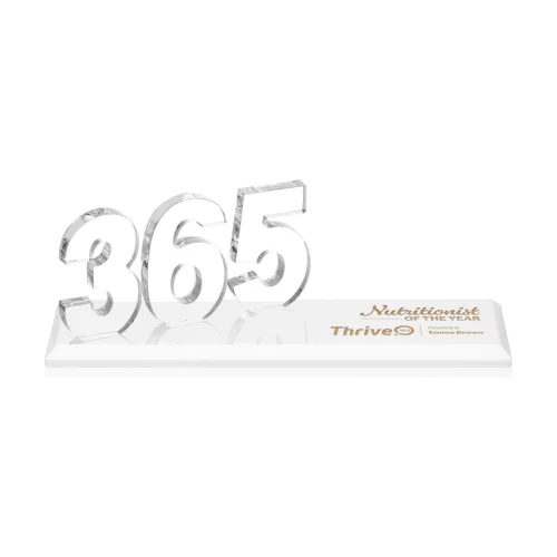 Northam Milestone 3 Digit - White