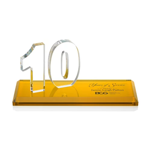 Northam Milestone Award - Starfire/Amber No 10