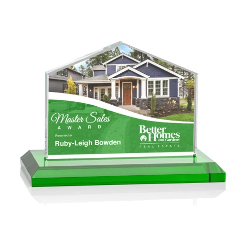 VividPrint™ Award - Domicile/Green 3"x4"